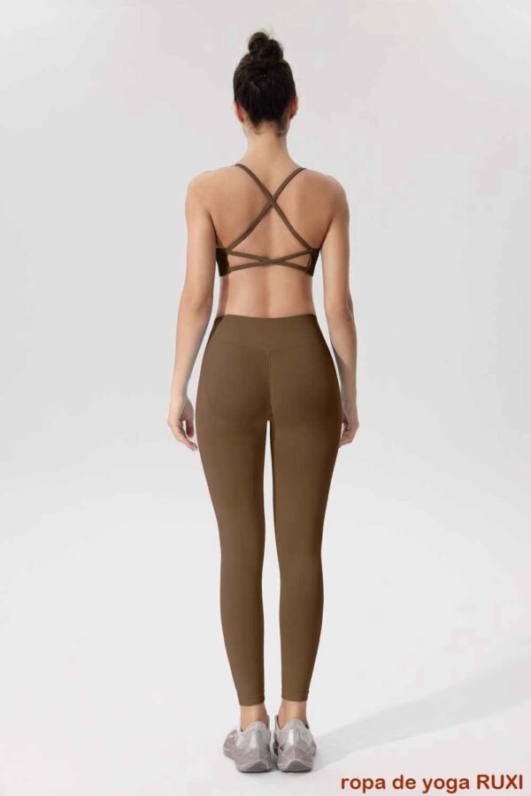 Conjunto de sujetador y leggings deportivos a juego RUXI