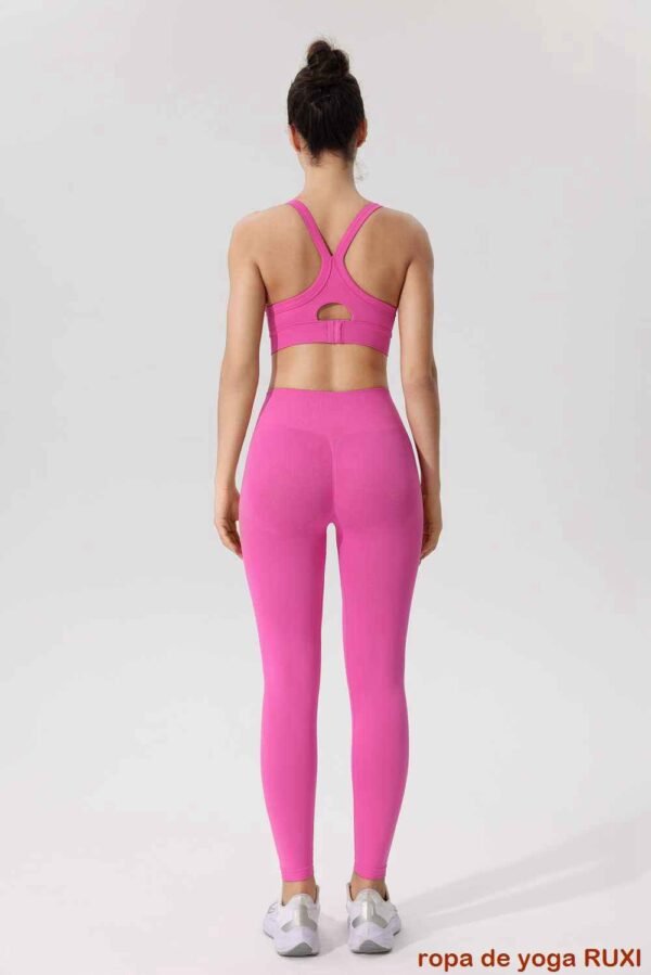 Conjunto de traje de yoga sin costuras para mujer RUXI