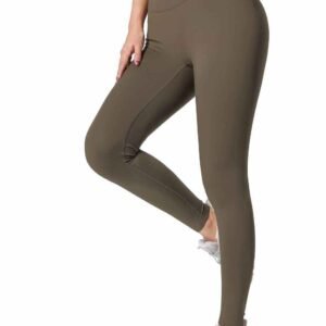 Leggings deportivos negros con bolsillos para mujer RUXI