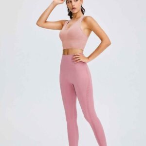 Leggings grises con parte inferior acampanada RUXI mx917