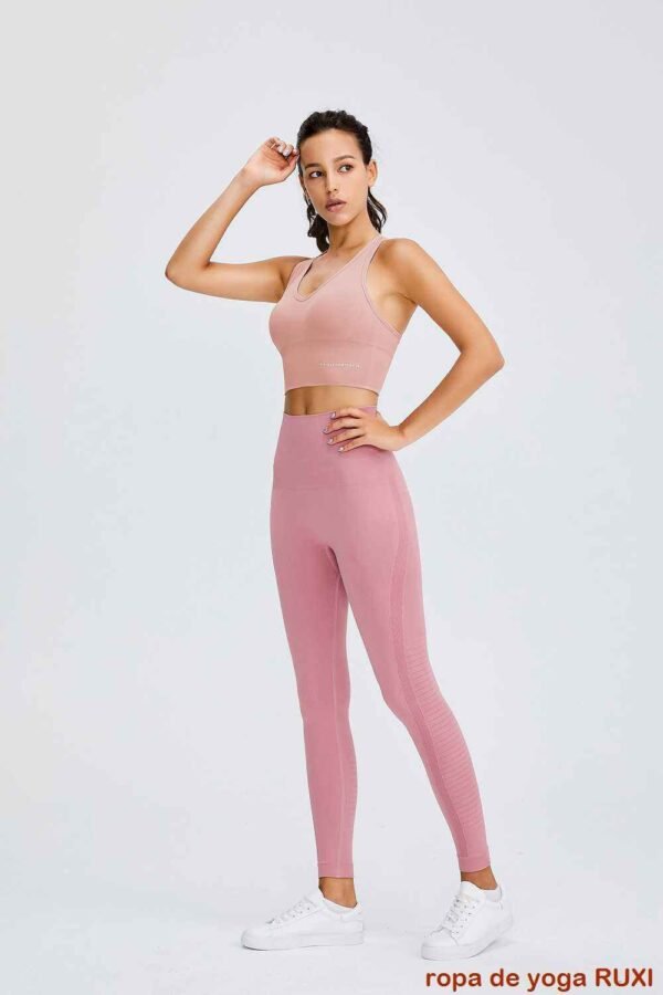Leggings grises con parte inferior acampanada RUXI mx917