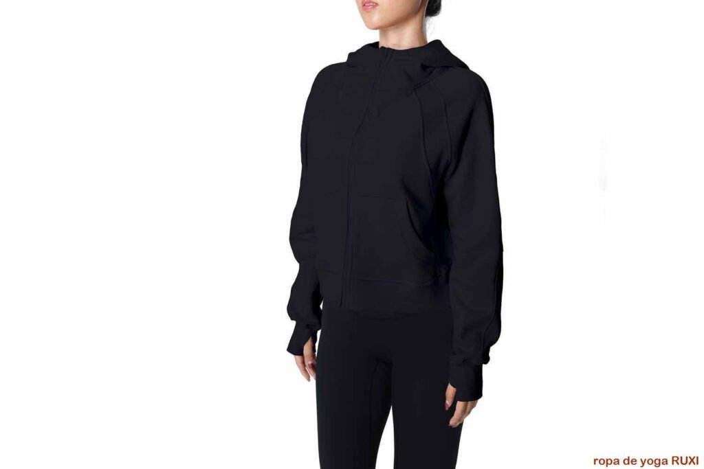 Leggings negros con cintura cruzada para mujer RUXI mx317