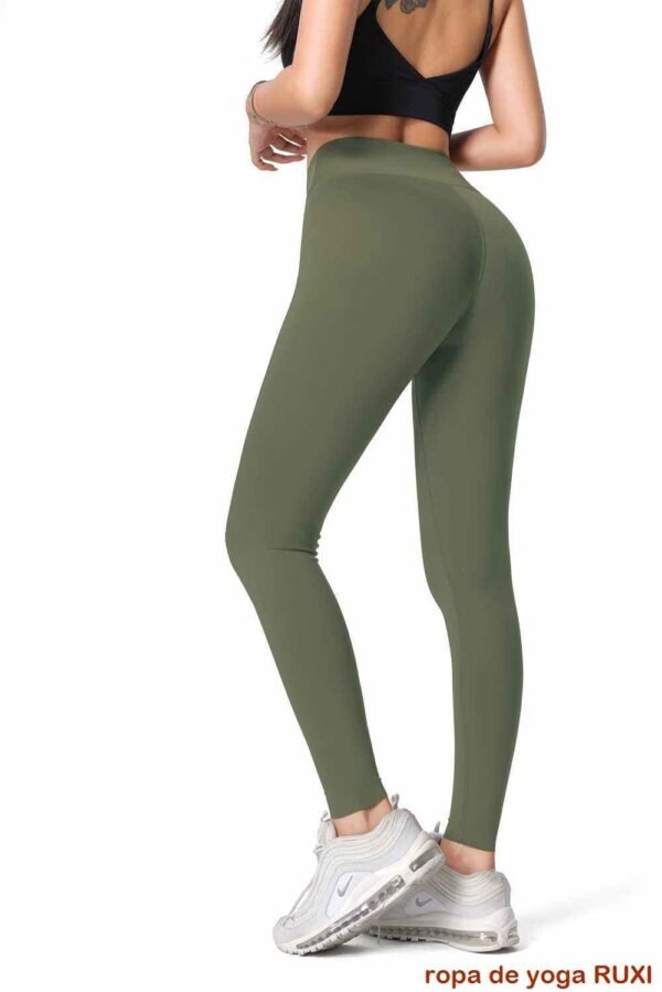 Leggings para correr con bolsillos para mujer 3 4 RUXI