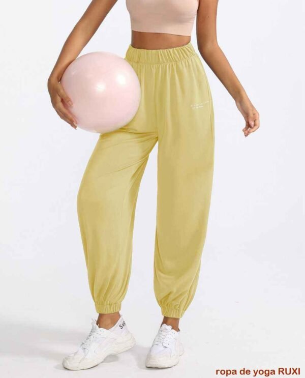 Material de los pantalones de yoga RUXI mx988