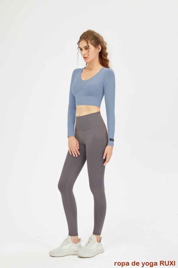 Pantalones capri de algodón para yoga con ajuste cómodo