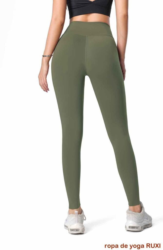 Pantalones capri de entrenamiento con bolsillos RUXI mx312