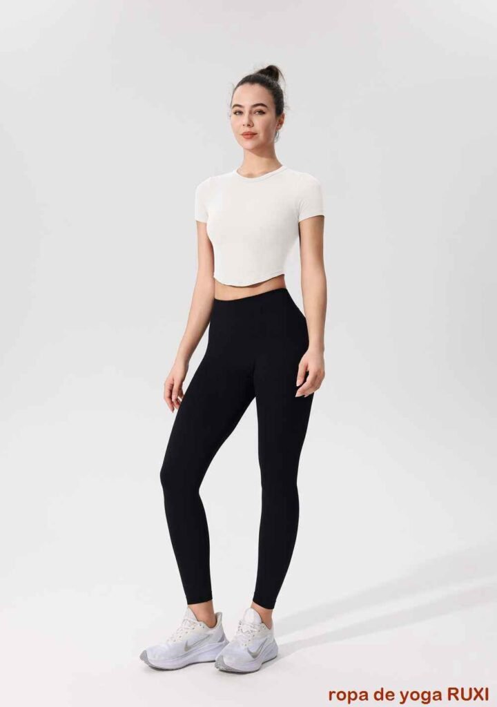 Pantalones cortos de ciclismo blancos de cintura alta