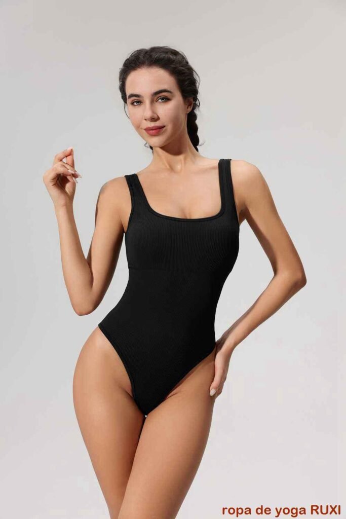 Pantalones cortos de entrenamiento negros para mujer RUXI