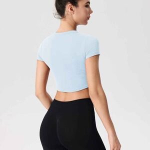 Pantalones cortos de yoga con bolsillos laterales RUXI