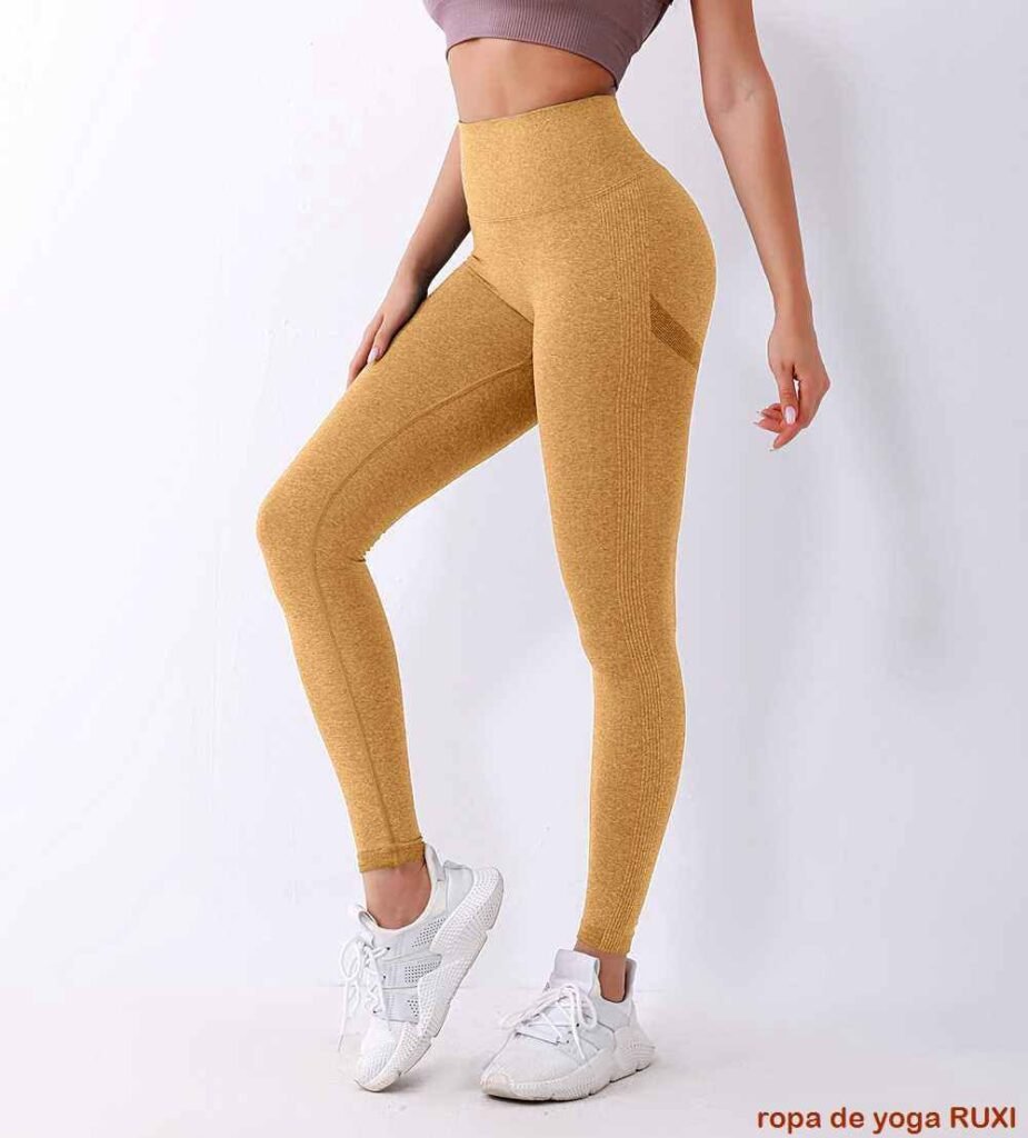 Pantalones cortos de yoga con cintura plegable RUXI mx3788