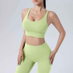Pantalones cortos de yoga de cintura alta y plegables