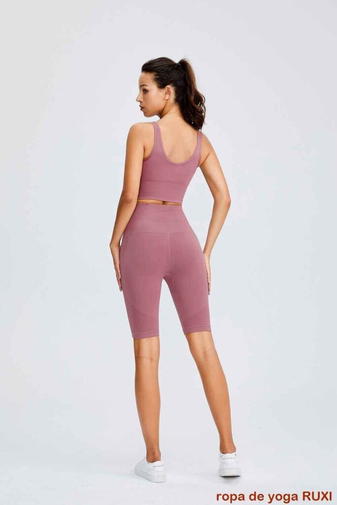 Pantalones cortos de yoga de talla grande para mujer RUXI