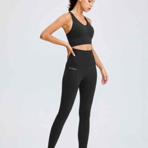 Pantalones cortos de yoga para mujer con bolsillos RUXI