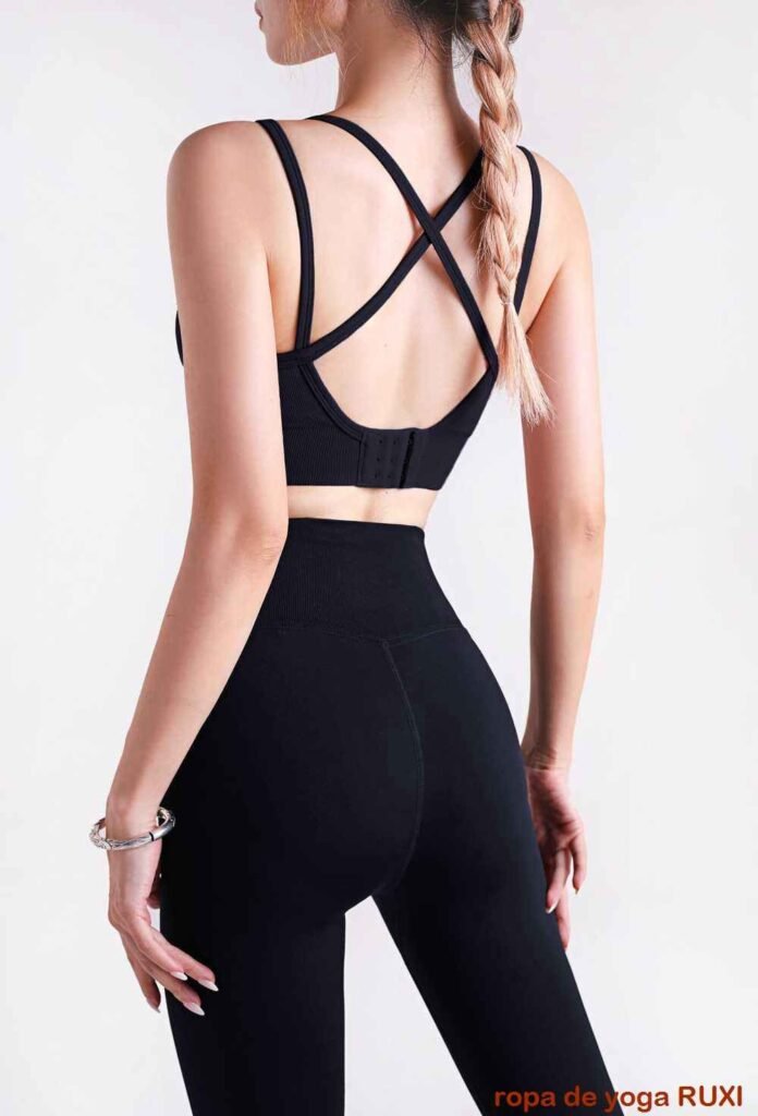 Pantalones cortos de yoga plegables para mujer RUXI mx3783