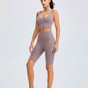 Pantalones cortos elegantes de cintura baja para mujer