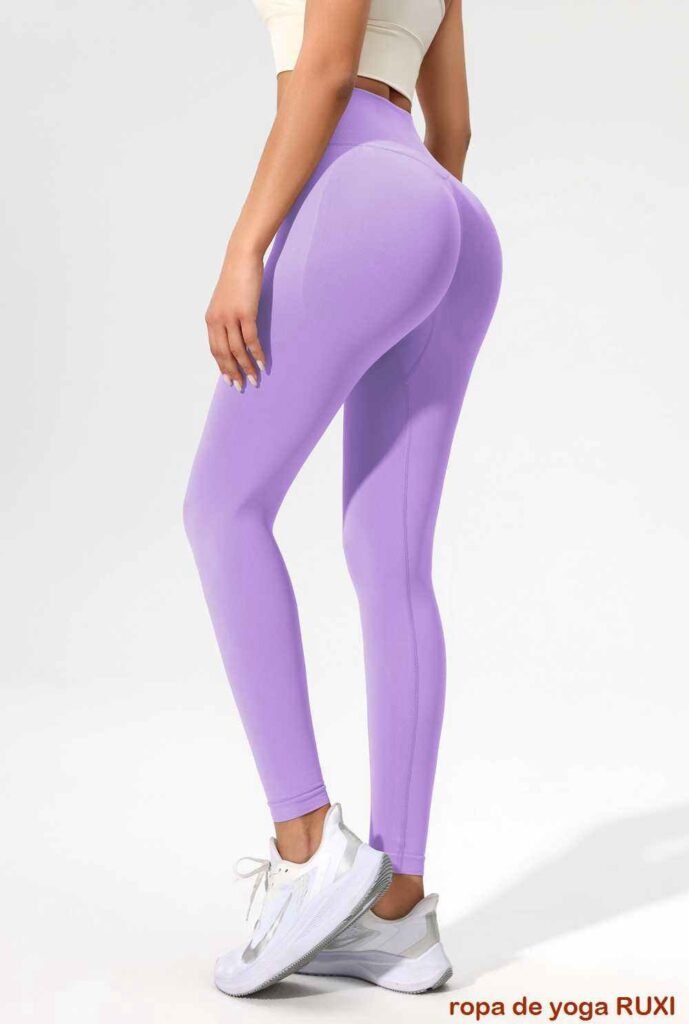 Pantalones de yoga acampanados de tiro bajo RUXI mx342