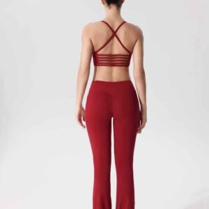 Pantalones de yoga acampanados