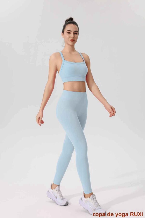 Pantalones de yoga acampanados y con pliegues RUXI mx788