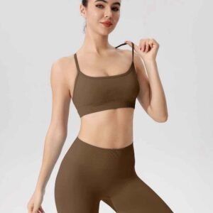 Pantalones de yoga ajustados con cintura alta para mujer