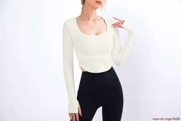 Pantalones de yoga capri de talla grande para mujer RUXI