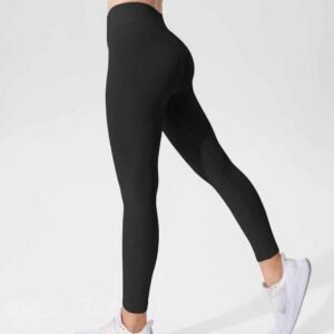 Pantalones de yoga cómodos con cintura plegable RUXI