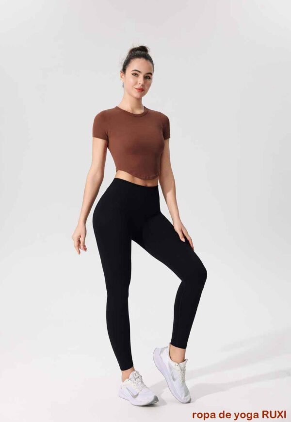 Pantalones de yoga con falda superpuesta para mujer RUXI