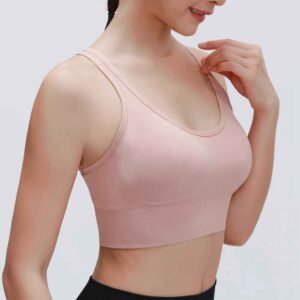 Pantalones de yoga con mallas acampanadas entrecruzadas