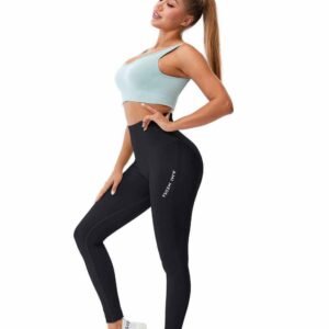 Sujetador deportivo negro con tiras para mujer Fitness