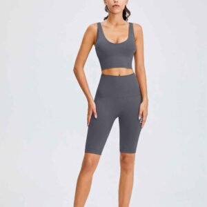 Sujetador deportivo sin costuras Kelly Green RUXI mx1444