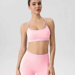 Top corto y leggings de gimnasia RUXI mx1240