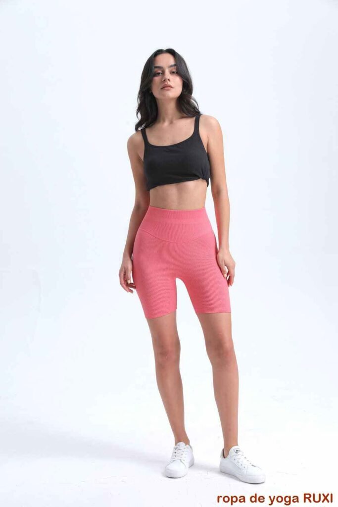 pantalones cortos de voleibol de color rosa intenso RUXI