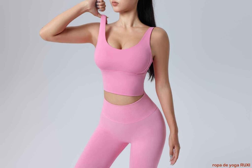 pantalones cortos para correr color melocotón RUXI mx3240